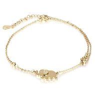 Elegant Women Charm Rhinestone Gold Plated Elephant Chain Bracelet Jewelry Gift N3