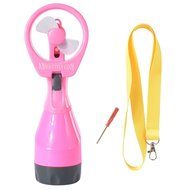 JOJOO Battery Operated Handheld Water Spay Fan Portable Water Misting Fan with Bottle Water Misting + a Lanyard... N4