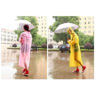 KAKA(TM) Easy Carried Adult Raincoat Wind Coat for Walking Fishing Bicycle Bike - Pink N2