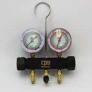 CPS MBHP5 BLACKMAX 2 Piston Valve Manifold Set W/ Hoses for R-22 R-404a R-410a N4