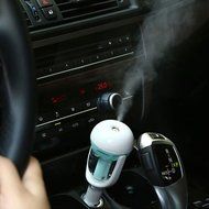 Aix [2 in 1] Nanum Car Air Humidifier and Aromatherapy Essential Oil Diffuser (Purple) N4