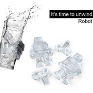 Spring Robot Silicon Chocolate Mousse Dessert Ice Cube Mold Party Wedding N2