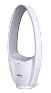 Aura Bladeless Fan, Oscillating Fan, With Decorative LED Light &amp; Remote Control (Silver) N2
