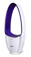 Aura Bladeless Fan, Oscillating Fan, With Decorative LED Light &amp; Remote Control (Silver) N3