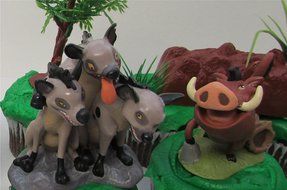 LION KING 11 Piece Birthday CUPCAKE Topper Set Featuring Simba, Nala, Scar, Timon, Zazu, Hyena&#039;s, and Mufasa,...
