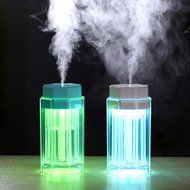 DZT1968 Exquisite Humidifier Desktop USB Air Diffuser Purifier Atomizer LED Night Light (Pink) N6