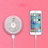 Cideros Mini Desk Humidifier Fan Personal Cooling Air Misting Fan USB Powered with Built-in Rechargeable Battery... N13