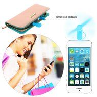 USB Phone Fan Modroid Two Ports Portable Micro USB Mini Fan, 3.5 inch Mini Fan Cooling Solution Cooler Rotating... N7