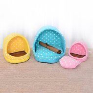 KAKA(TM) Pets Cute Warm Bed Dogs Sleeping House Pink Color Rose Dots M N32