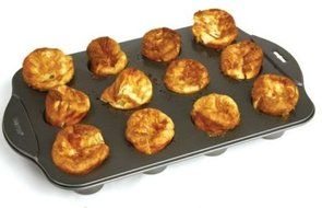 Norpro 3971 Nonstick Linking Popover Muffin Pastry Biscuit Roll Pan 12 Mini Cup