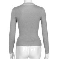 Knitted Sweater,Morecome Women Knit Casual Long Sleeve Pullover ops (L, White) N3