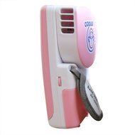 ACEVER Handy Cooling Fan with Air Cooling Humidifier Air Freshener Pink N6