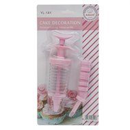 9-Piece Cake Decorating Kit with 8 Icing Syringe Piping Tips Nozzles Set for Kids and Beginners Baking Supplies... N3