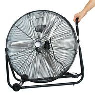 F2C 24" Portable Heavy Duty High Velocity 110V Adjustable 3 Speed 24 Inch Cyclone Floor Fan for Industrial Commercial... N6