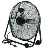 F2C 24" Portable Heavy Duty High Velocity 110V Adjustable 3 Speed 24 Inch Cyclone Floor Fan for Industrial Commercial... N7