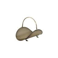 Homebasix B19000bk-t3l 19" Black Firewood Holder Wood Log Metal Basket N2