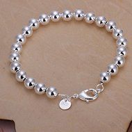 Charm Bangle Chain Bracelet New Women's Jewelry 925 Silver Plated Crystal Cuff N11