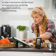 2 Pack Indoor Humidity Monitor, SENHAI Digital Hygrometer Thermometer Monitor Home Weather Station with LCD Display... N9