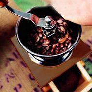 SORCO 1Set Vintage Mini Stainless Steel Coffee Grinder with Drawer for Coffee Powder -Big Capacity N2