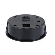 Hense Mini Digital Round Thermometer Hygrometer Temperature Humidity Meter for Pet Case HT27-TS-W0032(black) N6