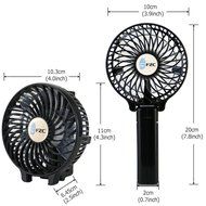 CFZC Newest Mini Personal Rechargeable Handfans USB Battery Operated Electric Personal Fans for Home Desktop Travel... N2