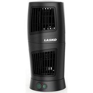 Lasko 4911 11.85-Inch Twist-Top Tower Desk Fan, Black