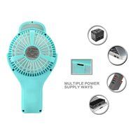 Dealpeak USB Rechargeable Handheld Mini Fan with Cooling Mist as Personal Cooling Humidifier for Home Office and... N40