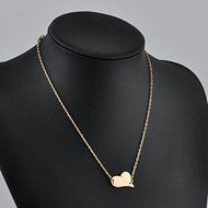 Infinity Choker Chunky Statement Bib Charm Necklace Jewelry Love Heart Pendant