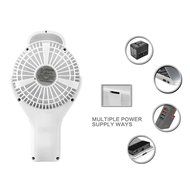 Dealpeak USB Rechargeable Handheld Mini Fan with Cooling Mist as Personal Cooling Humidifier for Home Office and... N46