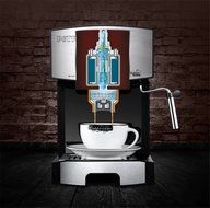 Royal- Semi-automatic Italian coffee machine home Steam type coffee pot