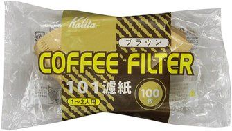 Brown entered 100 pieces of Carita coffee filter 101 filter paper