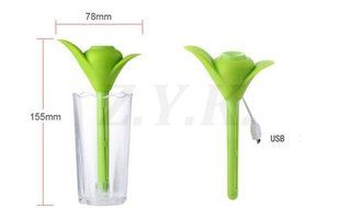 New Portable Desktop Mini USB Clover Air Humidifier Air Purifier Air Diffusers Air Purification Mist Maker Keep... N2