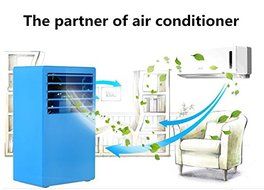 Yijiagou Bladeless Fan with Air Humidifier Diffuser Mute Desk Fan Air Purifier Air Conditioner Strong Wind Automatic... N4
