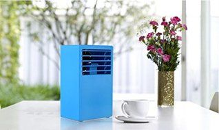 Yijiagou Bladeless Fan with Air Humidifier Diffuser Mute Desk Fan Air Purifier Air Conditioner Strong Wind Automatic... N5