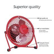 Clip On Desk Fan USB Table Fans (USB OR Battery Powered, Quietness)(Blue) N32