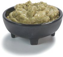 Carlisle 087303 Melamine Molcajete Ramekin, 3- oz. Capacity, 1.50 x 3.75", Black (Case of 48)