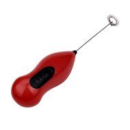 GBSELL Handheld Electric Hot Drinks Milk Frother Foamer Whisk Mixer Stirrer Egg Beater (Red) N5