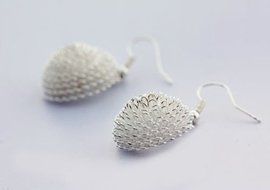 Fashion Plated silver Dandelion Dangle Stud Earrings Jewelry Loves Gift N3