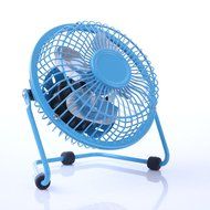 Magic Mini USB Table Desk Personal Fan (USB Powered, Metal Design, Quiet Operation, Handheld Size, Power Saving... N2