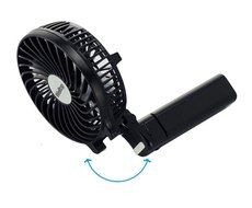 Welltop&reg; Rechargeable Fans Handheld Mini Fan Battery Operated Electric Personal Fans with Foldable Fans Hand Bar... N9
