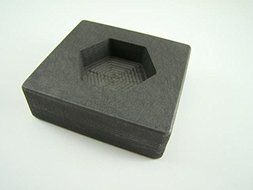 5 oz Hexagon Gold High Denisty Graphite Mold 3 oz Silver Bar Loaf-Copper