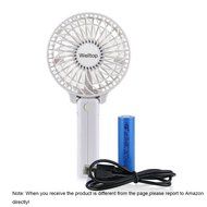 Welltop&reg; Rechargeable Fans Handheld Mini Fan Battery Operated Electric Personal Fans with Foldable Fans Hand Bar... N11