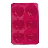 KookieMonsta 6 Apple Design Silicone Cake / Chocolate Molds Baking Cup (Green) (Red)