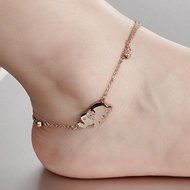 Elegant Women Charm Rhinestone Gold Plated Elephant Chain Bracelet Jewelry Gift N5