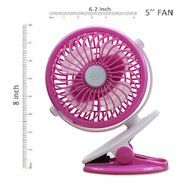 United States store Battery Operated Clip on Fan,Mini Desk Fan Portable Handheld Powered by Rechargeable Battery... N9