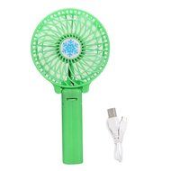 Yoyorule Summer Mini Fan Portable Handheld Air Conditioner Cooler Fan USB Battery (Black) N21