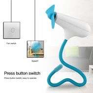 Welltop Mini Fan Portable Fans Flexible Small Fan Battery Fan Bendable Clip Fans Handheld Fans Table Fan Baby... N4
