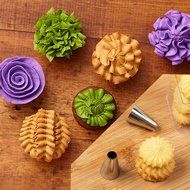 LETMY 41 pcs Cake Decorating Kit Tips Supplies, DIY Icing Tip Set Tools, Profession Stainless Steel Piping/Dispenser...