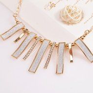 New Fashion Crystal Statement Bib Pendant Chunky Pendant Necklace Jewelry