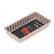 Astra shop Mini Rectangle Pie Tart Baking Pan Made of Non-Stick Carbon Steel for Home Kitchen and Catering, 4.5x2.5x0.8...